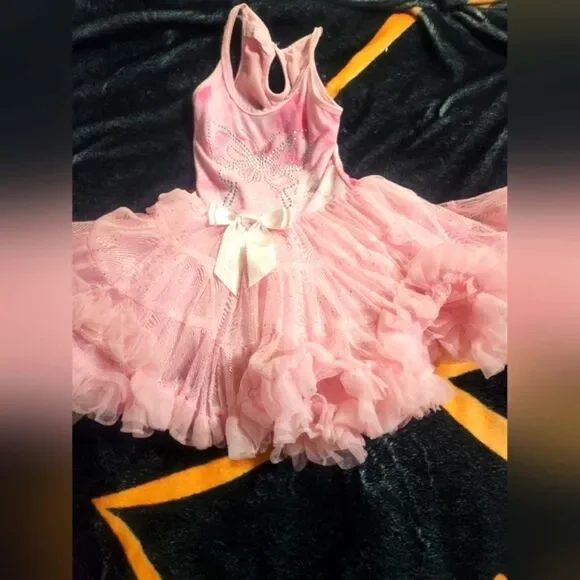 Girl's 4-5 Years Red Pink Lot of 2 Dresses NWT Knit Works & Popatu - Picture 10 of 16